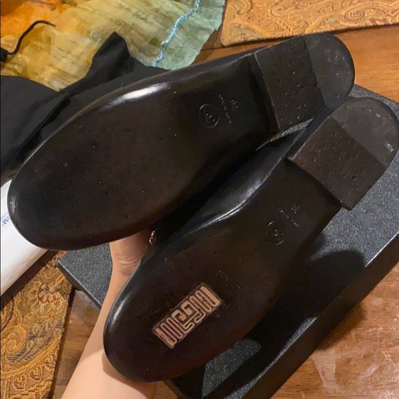 Chanel Black Braided Mules Loafer Slip on 6 RARE - Picture 10 of 15